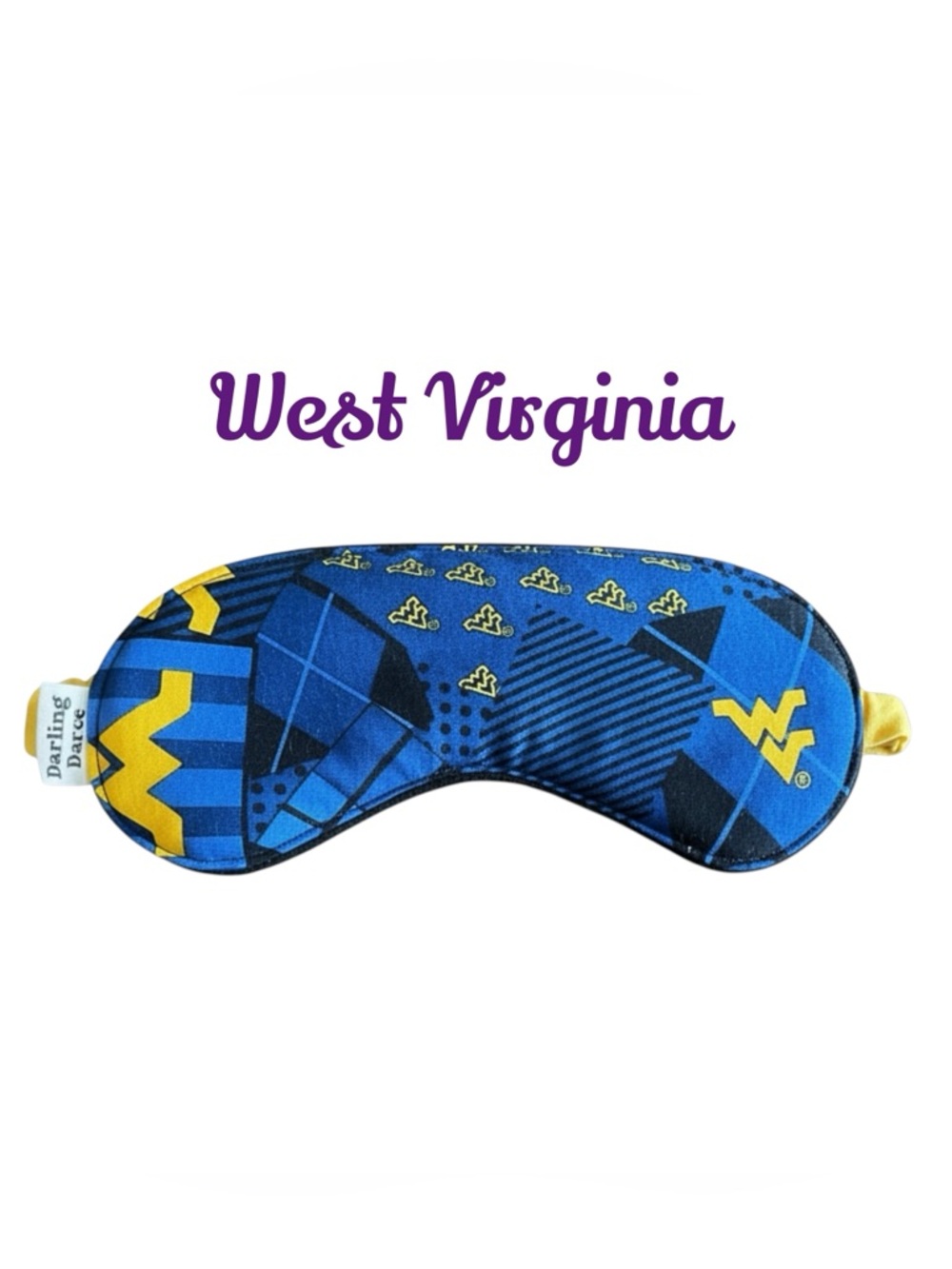 West Virginia Theme Sleep Mask for Kids